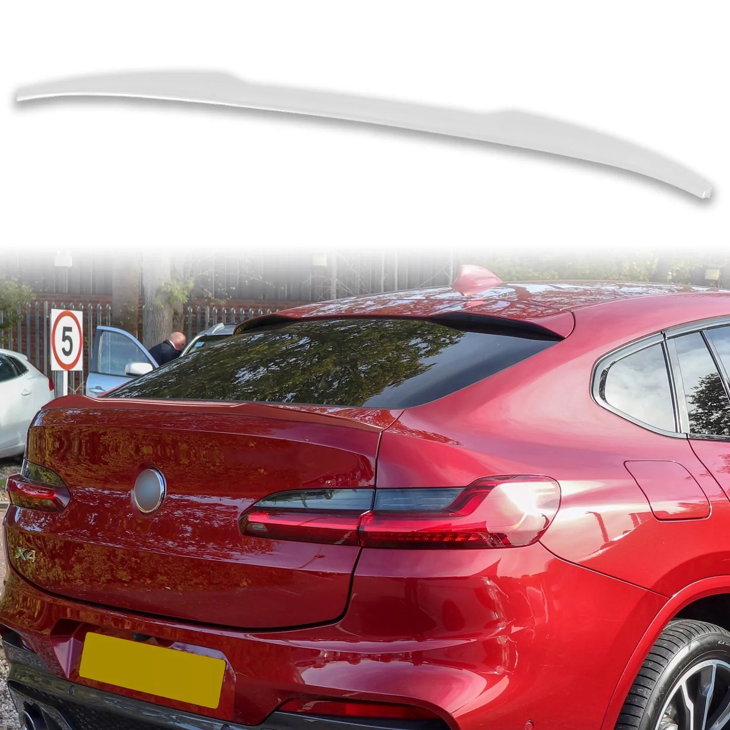 ABS Boot Spoiler for BMW X4 Series G02 (2018-2023) - Alpine White