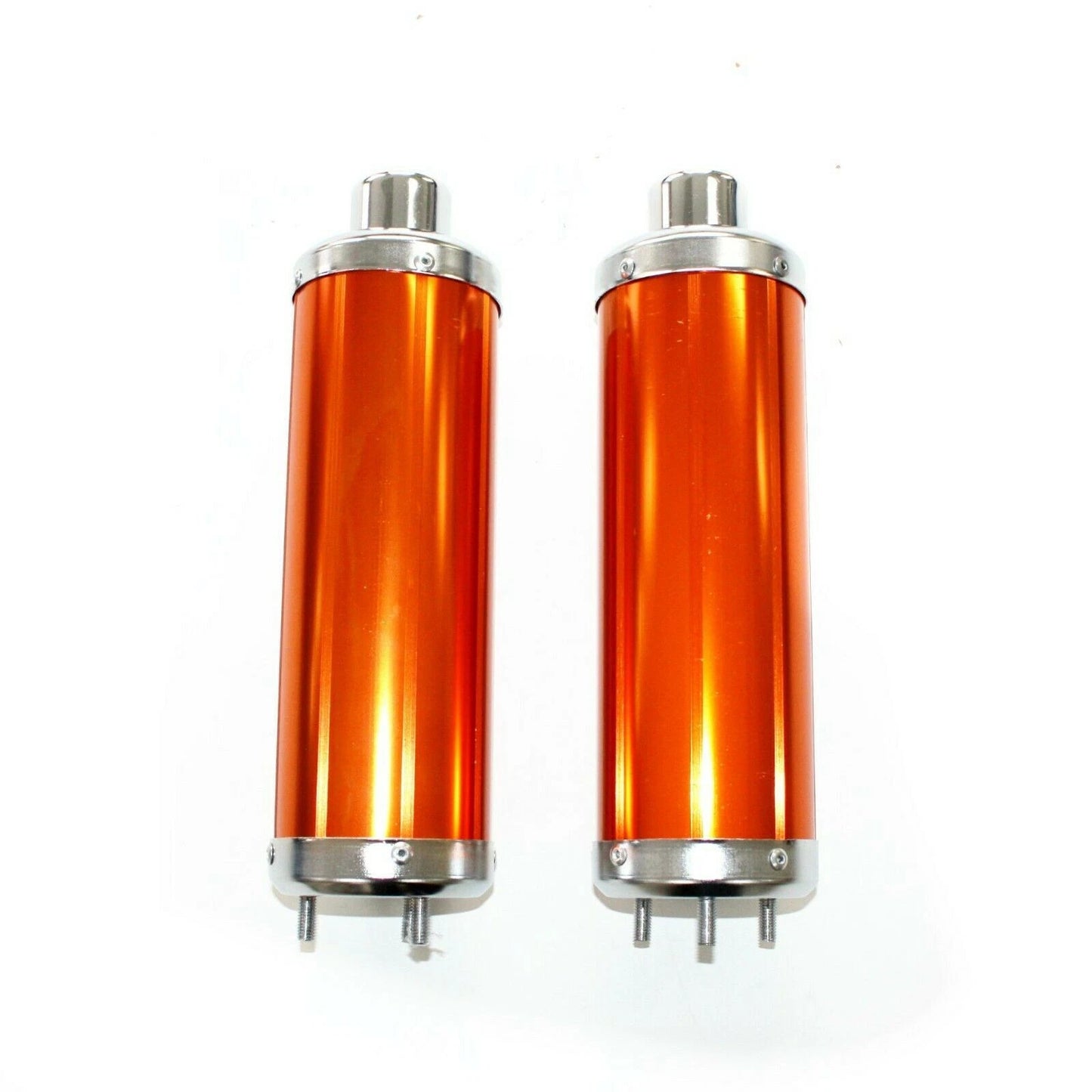 310mm Twin Exhaust Mufflers for 110cc 125cc Quad Dirt Bike ATV