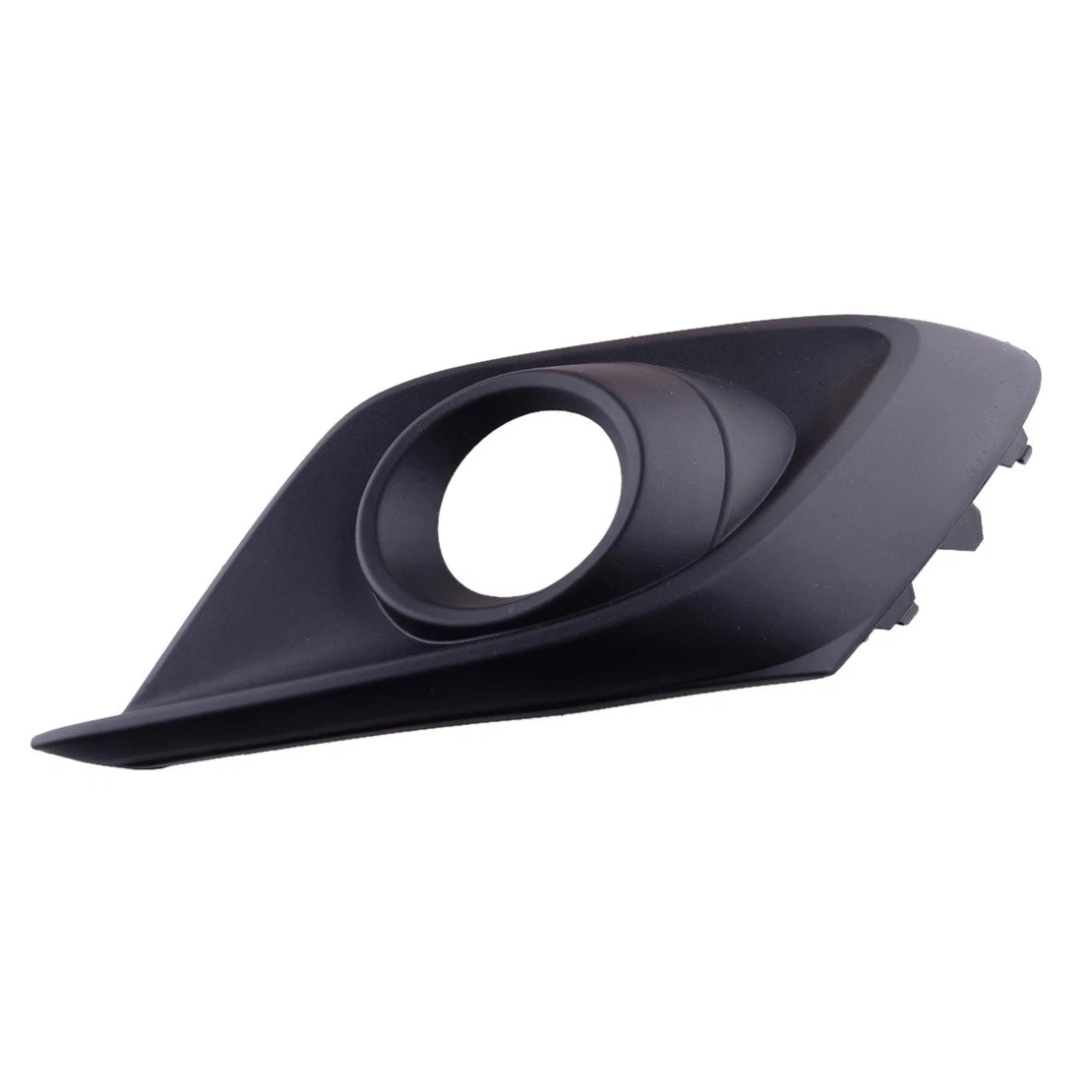 Black Right Front Bumper Fog Light Cover for Mazda 3 (2014-2016)