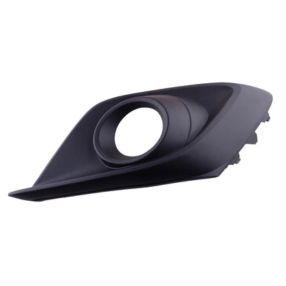 Black Right Front Bumper Fog Light Cover for Mazda 3 (2014-2016)
