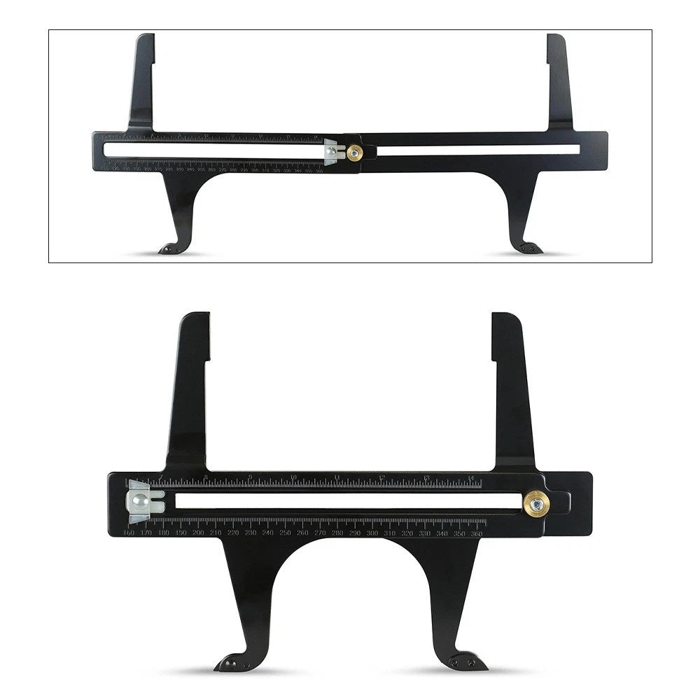 Dual Scale Brake Measuring Tool for Rear Drum Brake Shoe Use