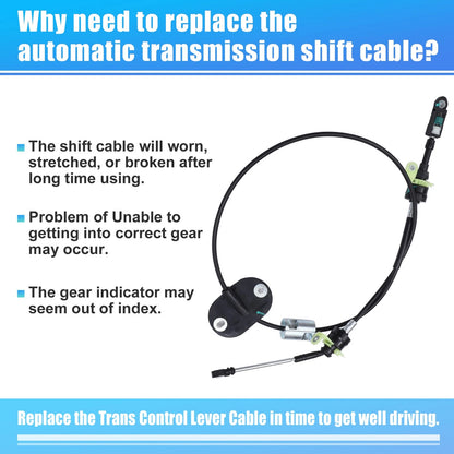 Automatic Transmission Shifter Cable for Ford Escape (2013-2016)