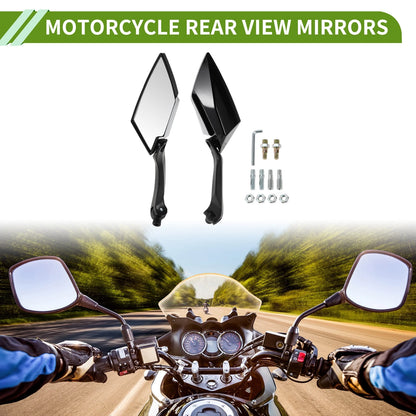 M8/M10 Rear View Mirrors 1 Set for Motorcycle
