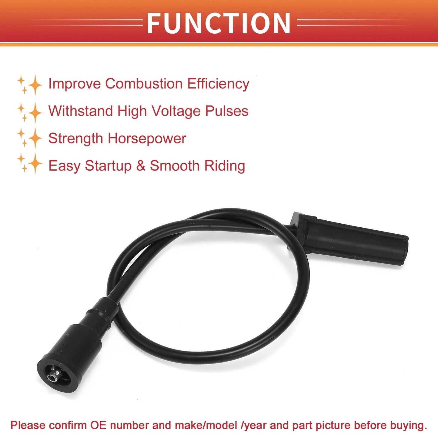 7x Spark Plug Wire Ignition Coil Cable for Chevrolet Astro (1996-2005)
