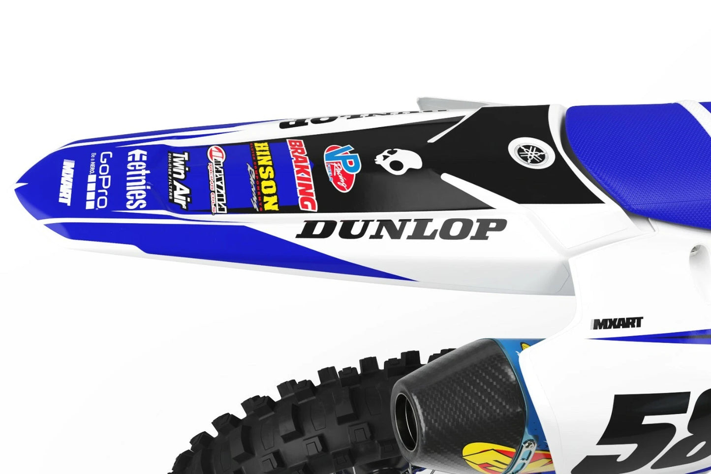 Custom Sticker Kit for Yamaha YZF 450 2010-2013 Dusty Style Decals
