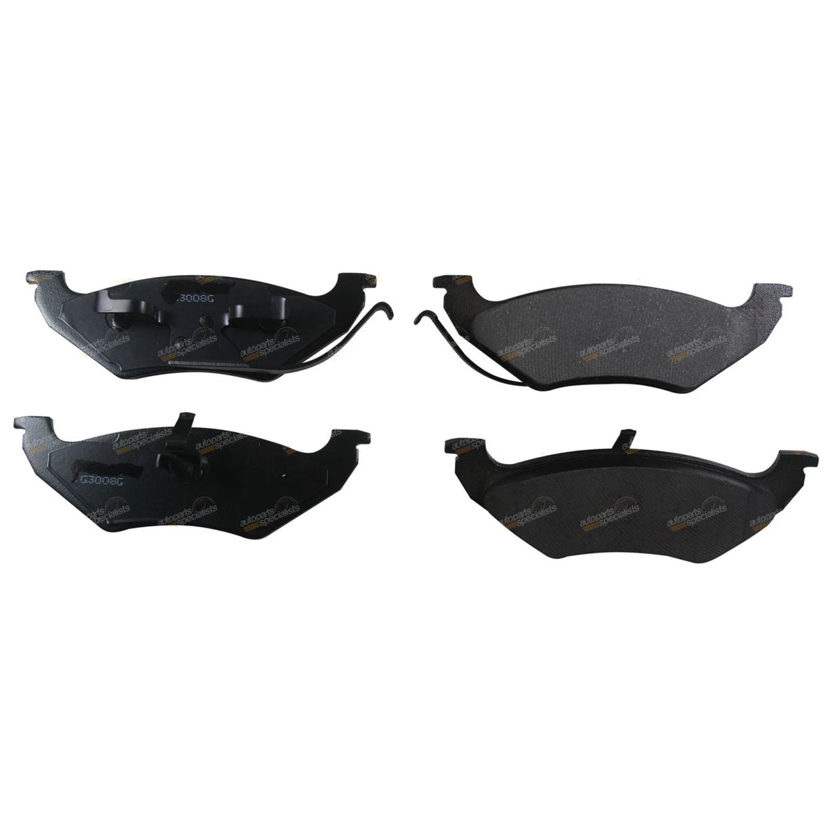 Rear Disc Brake Pads Set for Jeep Cherokee KJ (2001 - 2007)
