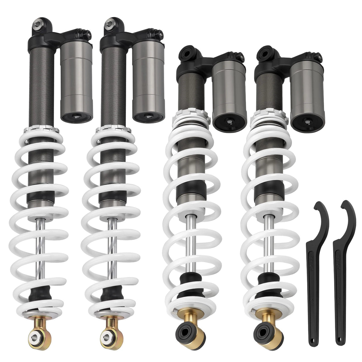 4pcs Air Shocks Absorbers w/ Tool for Polaris RZR S 800 EFI (2009–2012)