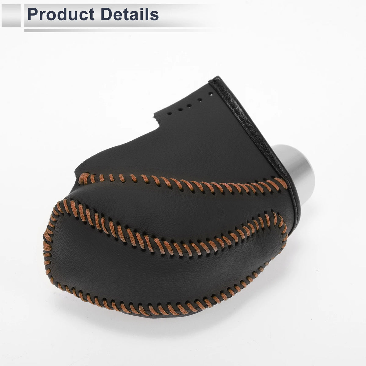 Subaru Impreza Gear Shift Knob Cover 2017-2023 Black Brown Faux Leather
