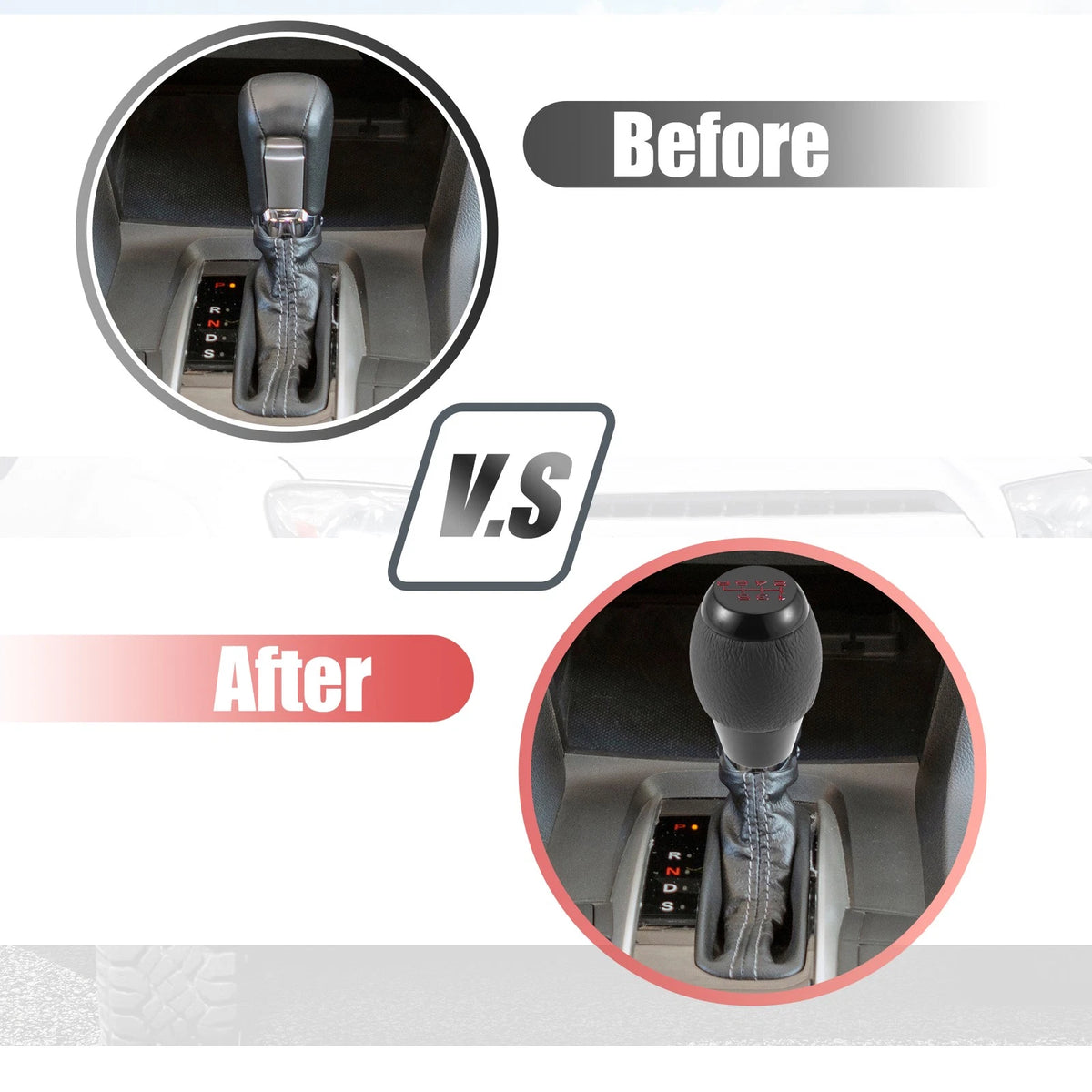 Speed Manual Gear Stick Shift Knob Transmission for Honda Civic (1988 - 1991)