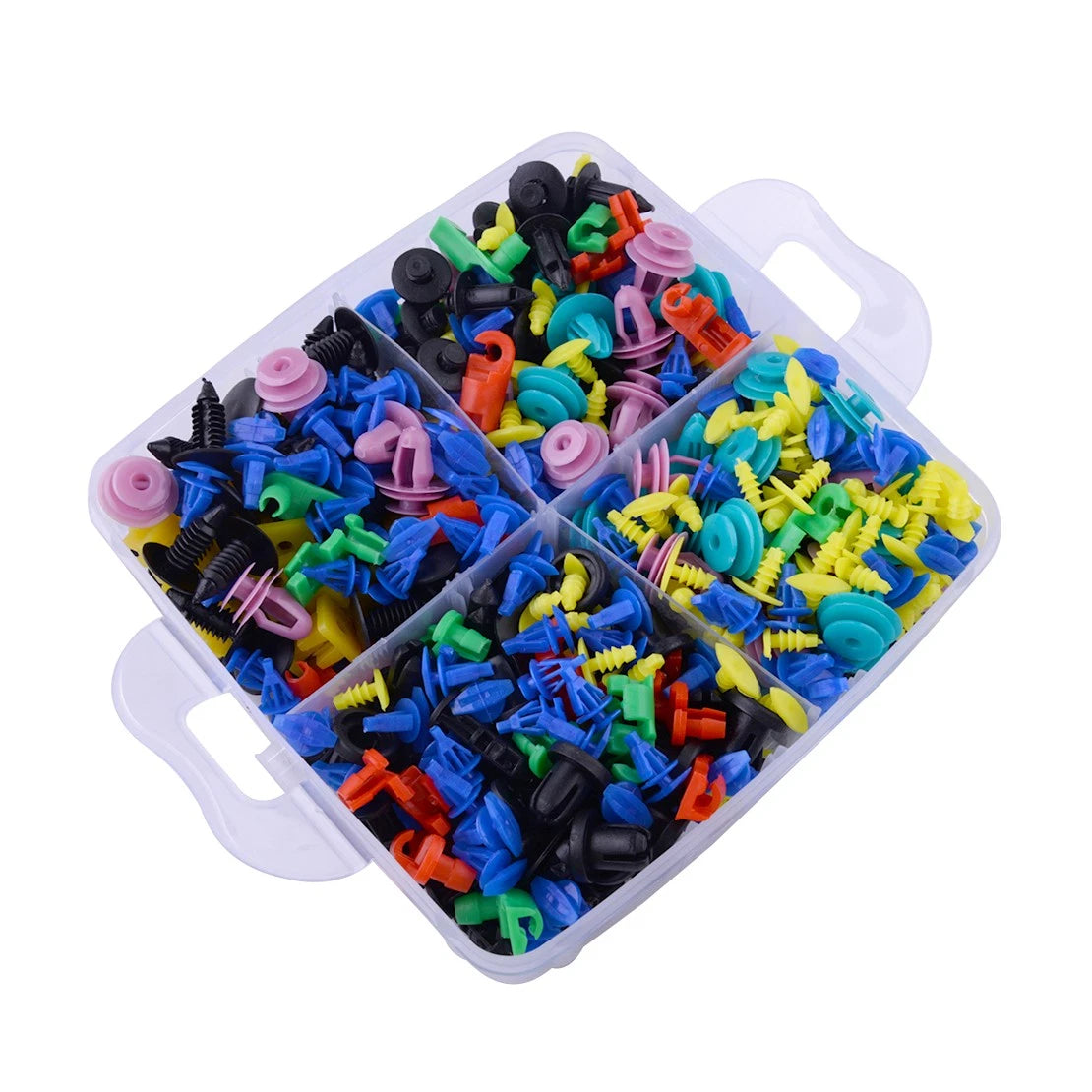 Car Retainer Clip Kit for Auto Fastener Push Trim Pin Rivet Bumper (Fits Various)