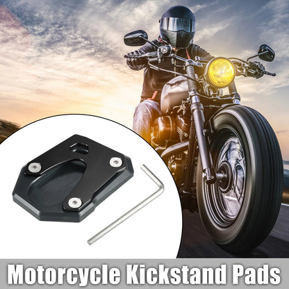 Kickstand Pad 1 Set Aluminum Alloy Titanium Tone for Honda Monkey 125