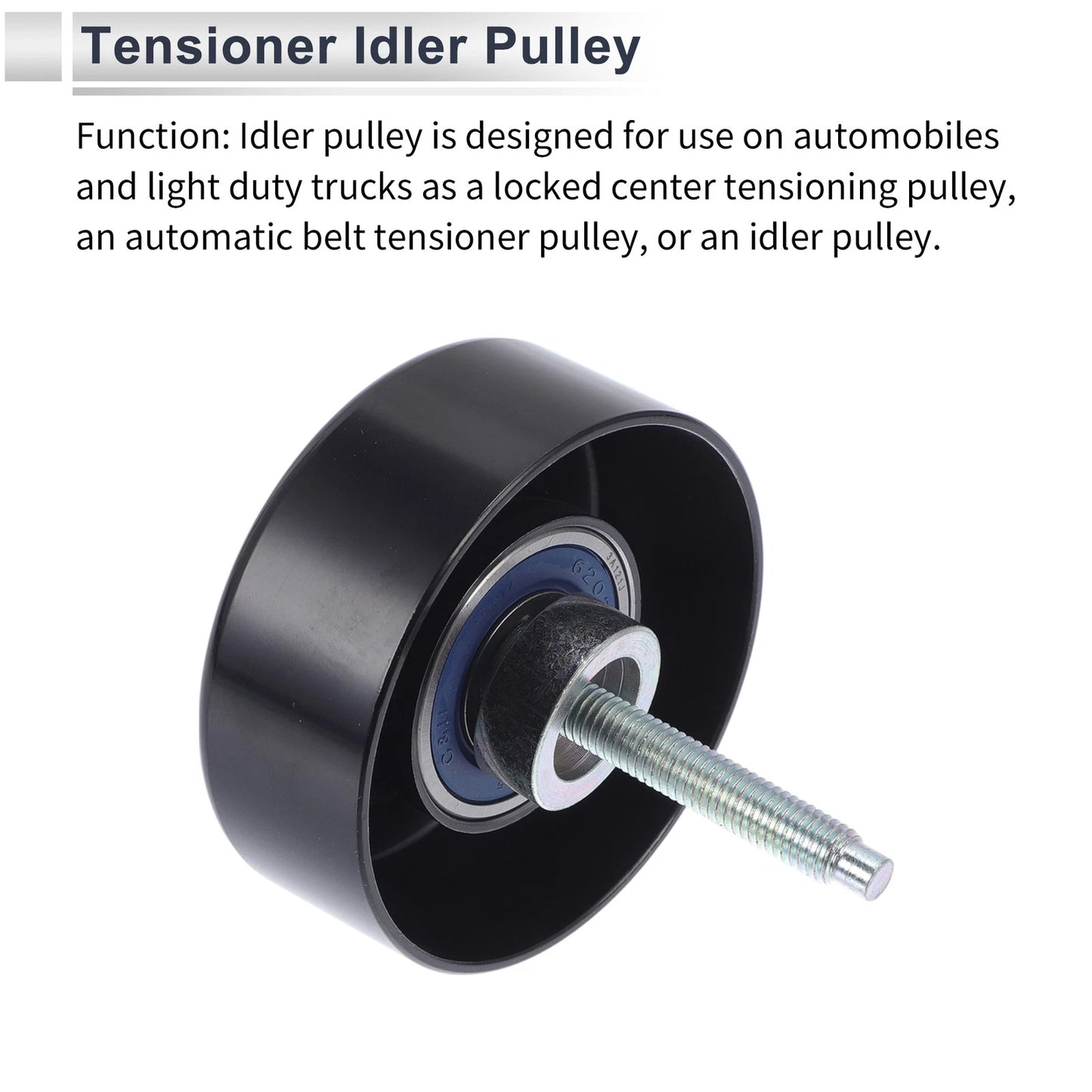 Drive Belt Idler Pulley for Ford Mondeo (2000-2015) - 1 x Quality Replacement