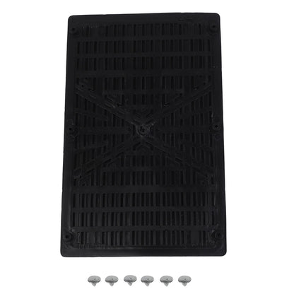 Beige PVC Car Foot Carpet Pad Heel Mat Pedal Patch Cover
