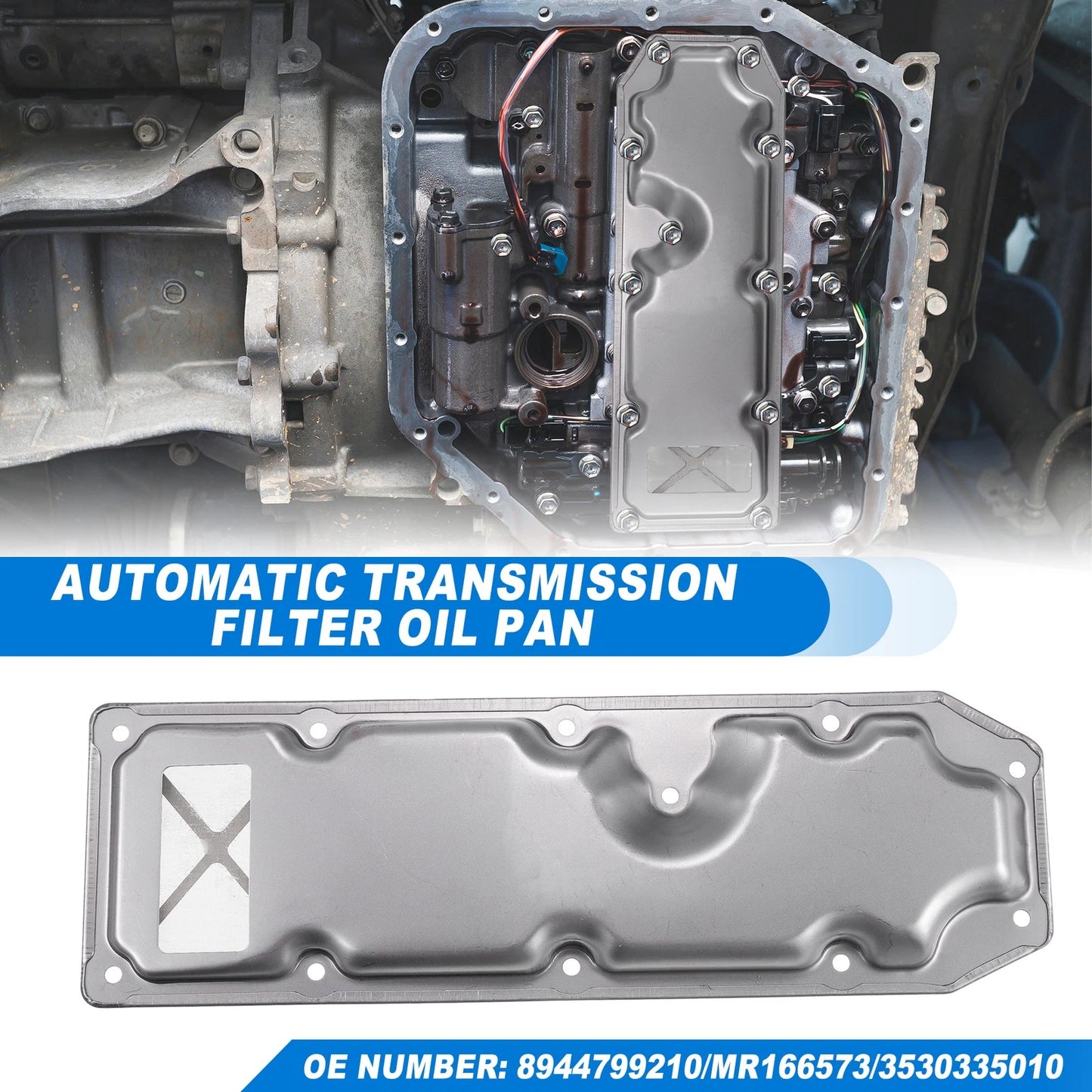 A340F Transmission Fluid Filter Oil Pan for Mitsubishi Montero (1992-2000)