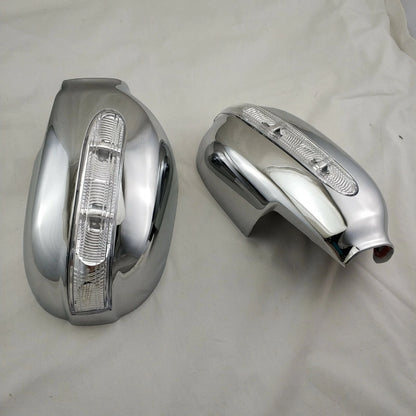 ABS Chrome LED Rearview Side Mirrors for 1993-1997 Toyota Corolla 2 x Mirrors