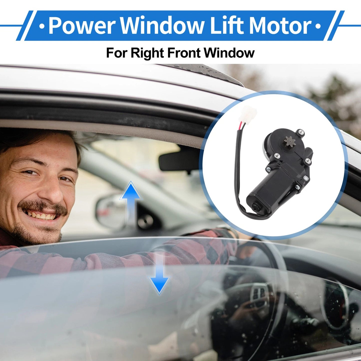 Front Right Power Window Regulator Lift Motor for Toyota Land Cruiser