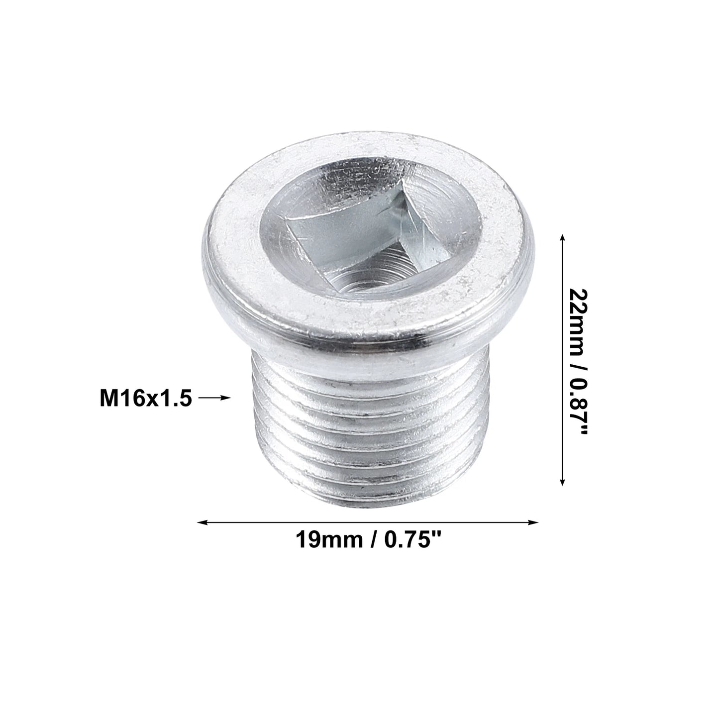 M16x1.5 Engine Oil Drain Plug Screws with Gaskets for Nissan