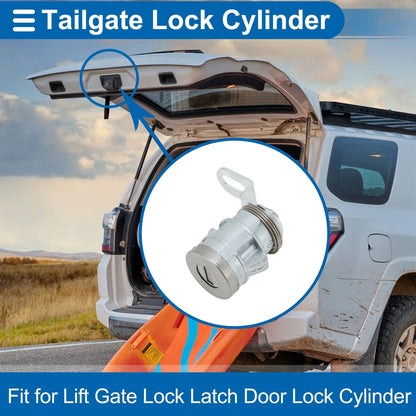 Trunk Lock Cylinder and Tailgate Lock Cylinder with Keys for Toyota Tundra