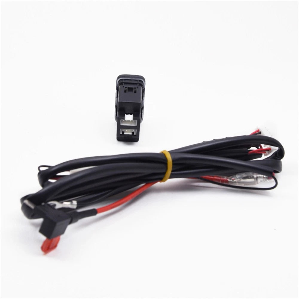 18W Dual-USB QC3.0 Fast Car Charger for Toyota Tacoma, FJ Cruiser, Tundra