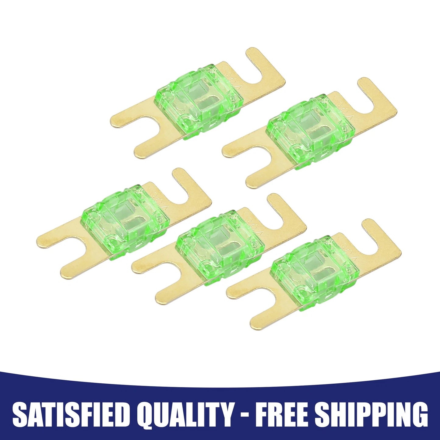 5 x 30A Mini ANL Fuses for Universal Use