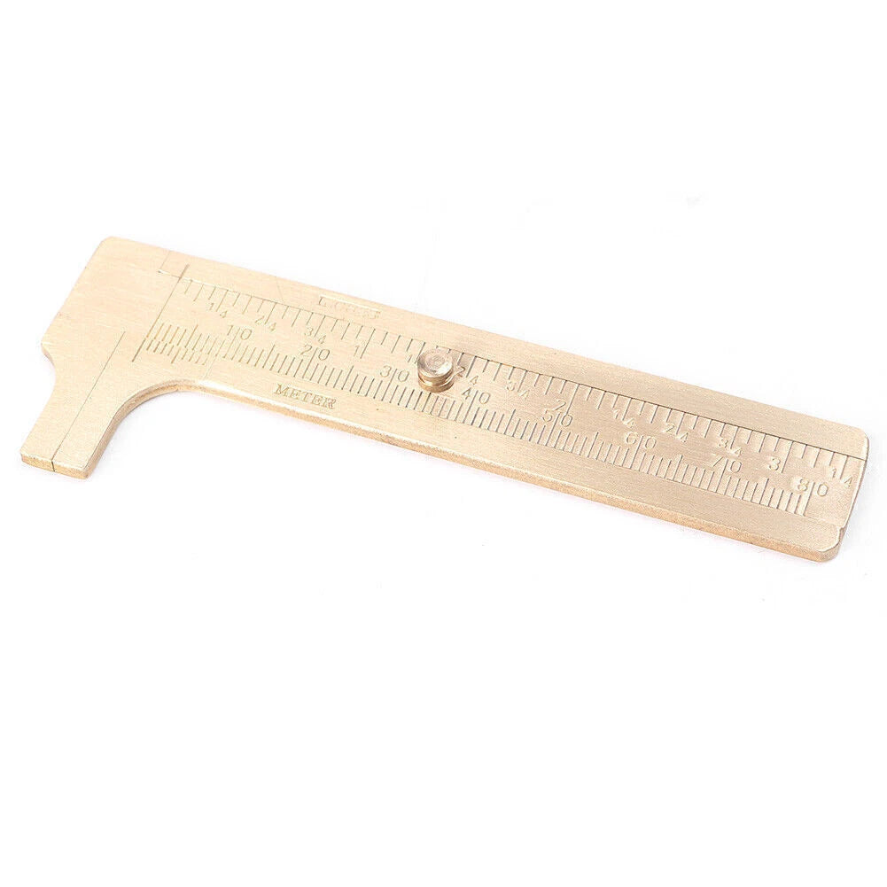 80mm Mini Brass Sliding Gauge Vernier Caliper for Precision Measurement