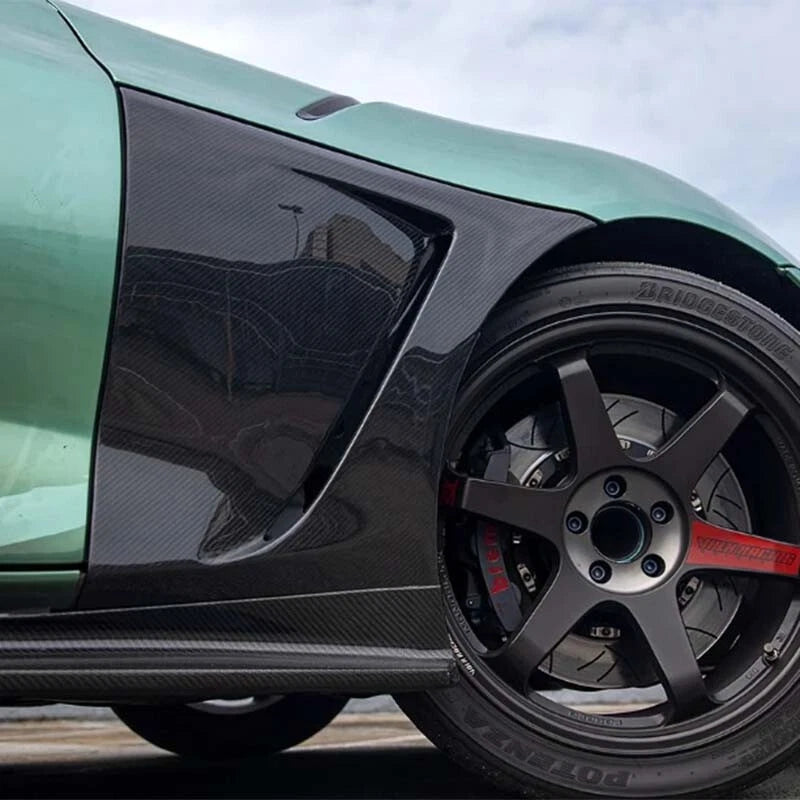 Real Carbon Fiber Front Side Fender Panel Fit for Toyota Supra A90 2019-2023