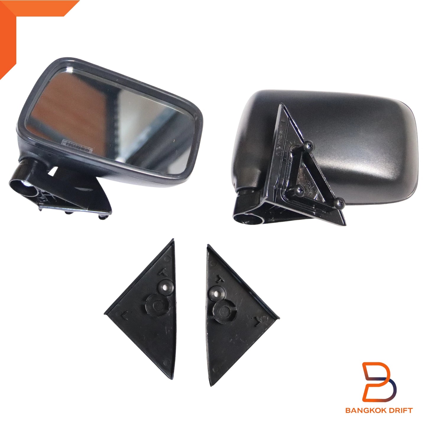 Pair Side Door Mirror for Mazda B Series Bravo Ute & Ford Courier (85-98)