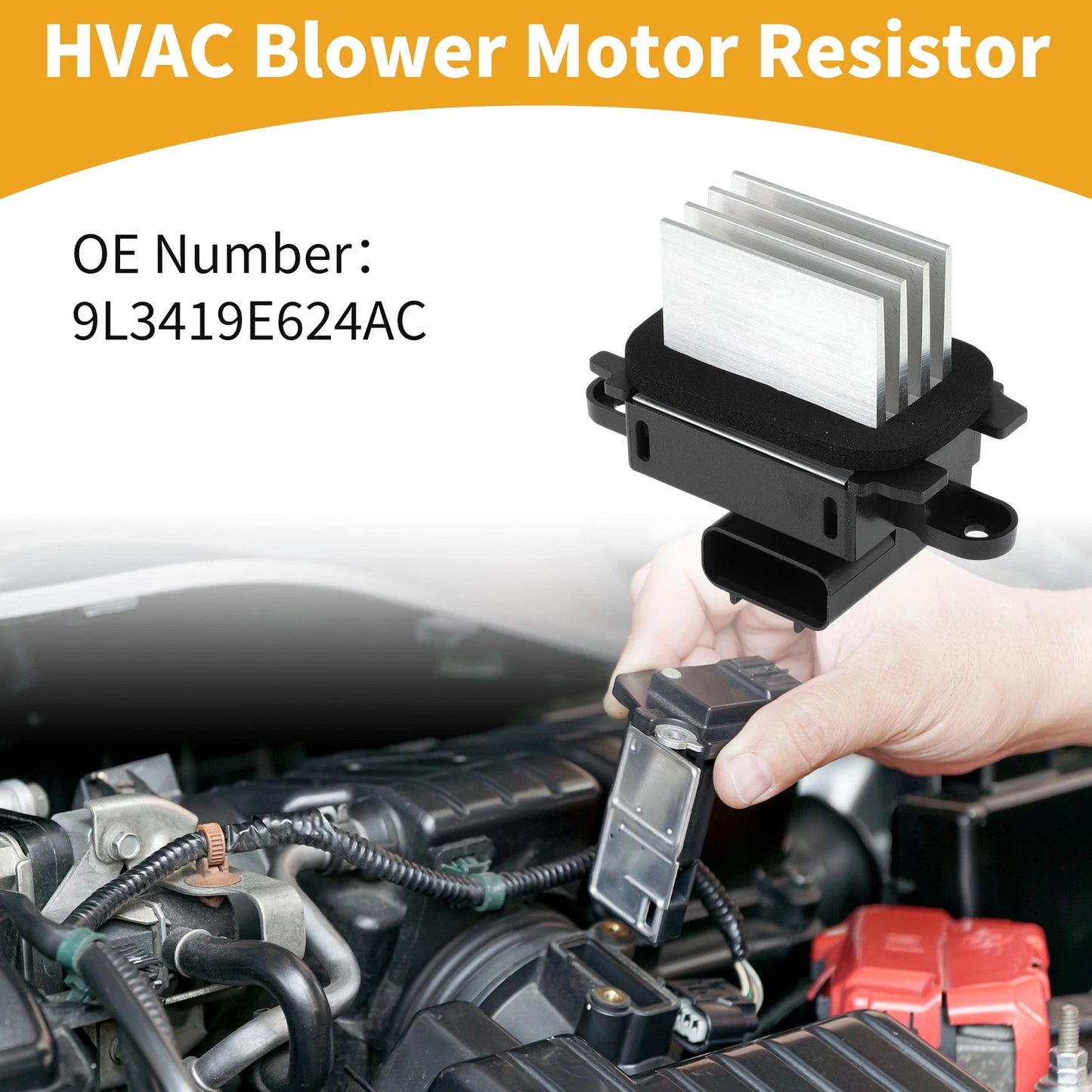 Blower Motor Resistor for Ford Explorer 2016-2019 (2 x)