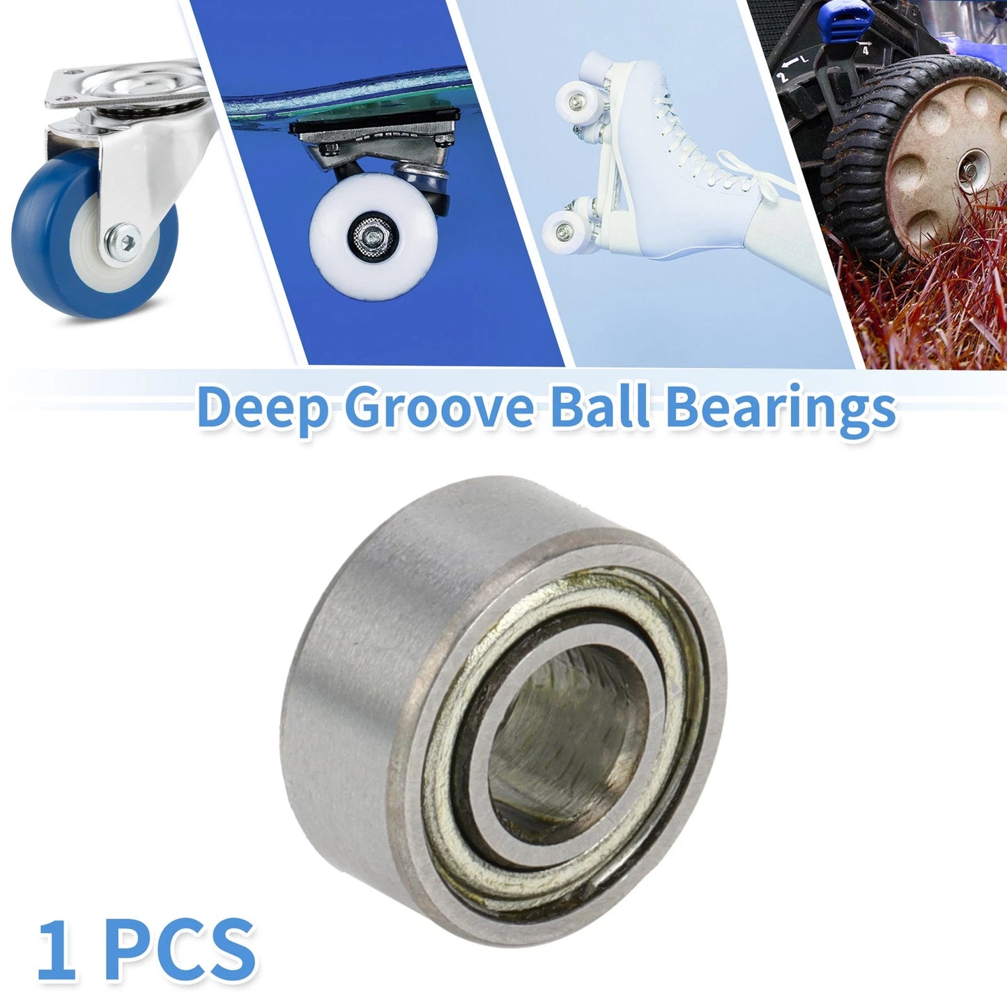 4x9x4mm Deep Groove Ball Bearings for Scooter Skateboard Wheel