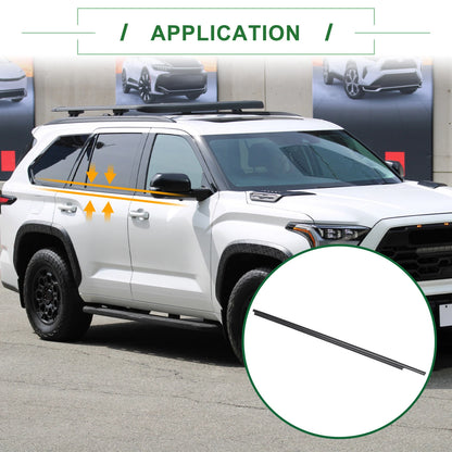 Rear Left Weatherstrip Window Seal for Toyota Sequoia (2008-2022)