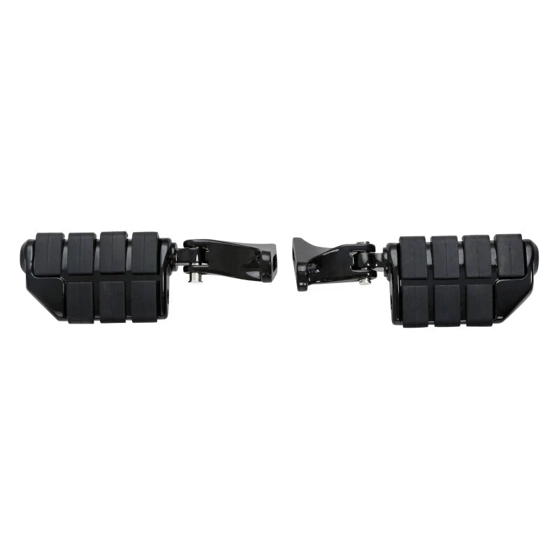 Black Rear Passenger Footpegs for Harley Touring (1993-2025)