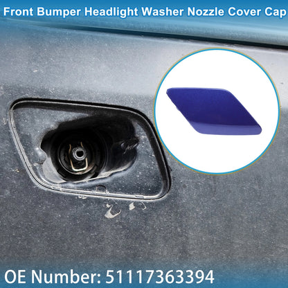 Front Right Washer Nozzle Cover for BMW 428i (2014-2016) Dark Blue