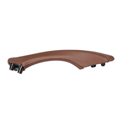Left Side Red Door Trim Pull Handle Real Leather for BMW 5 Series (2010-2017)