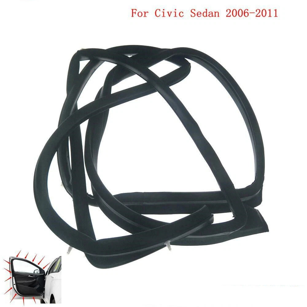 Front Left Door Weatherstrip Seal for Honda Civic Sedan (2006-2011)