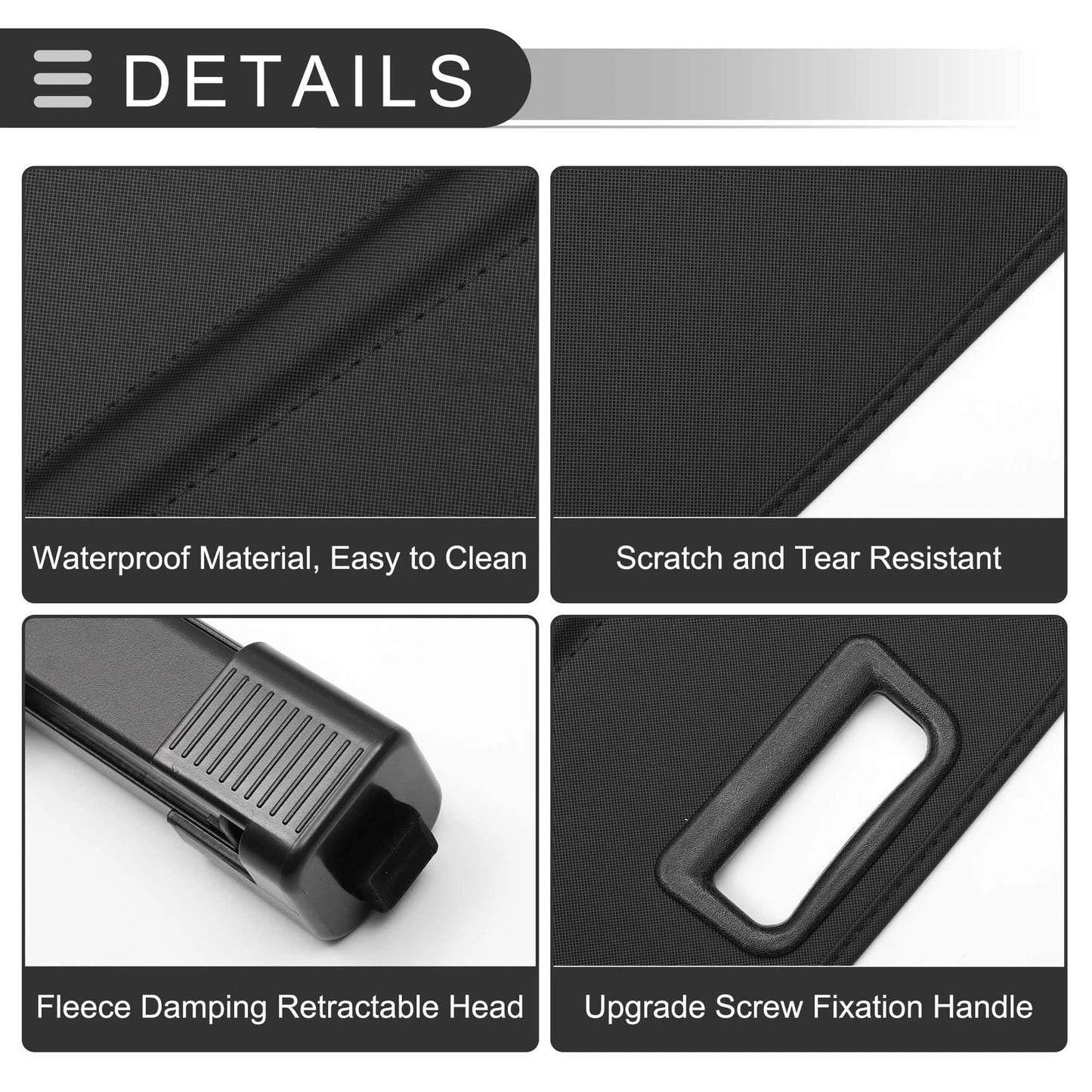 Retractable Cargo Cover for Mitsubishi Outlander (2008-2012) Gloss Black