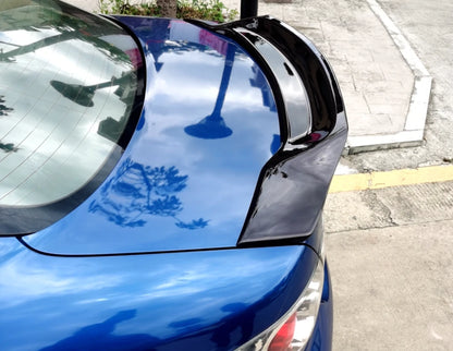 Trunk Rear R Style Spoiler Wing for Mazda 6 Sedan 2003-2008 Glossy Black