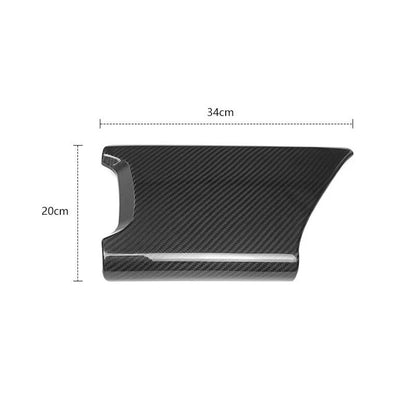 Carbon Fiber Console Armrest Box Panel Cover Trim for Corvette C8 2020-2024
