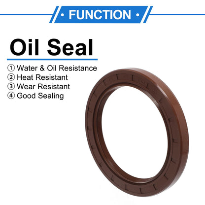 Oil Seal 75x100x10mm 2 x Seal Ring Rotary Shaft Seal for Make Model