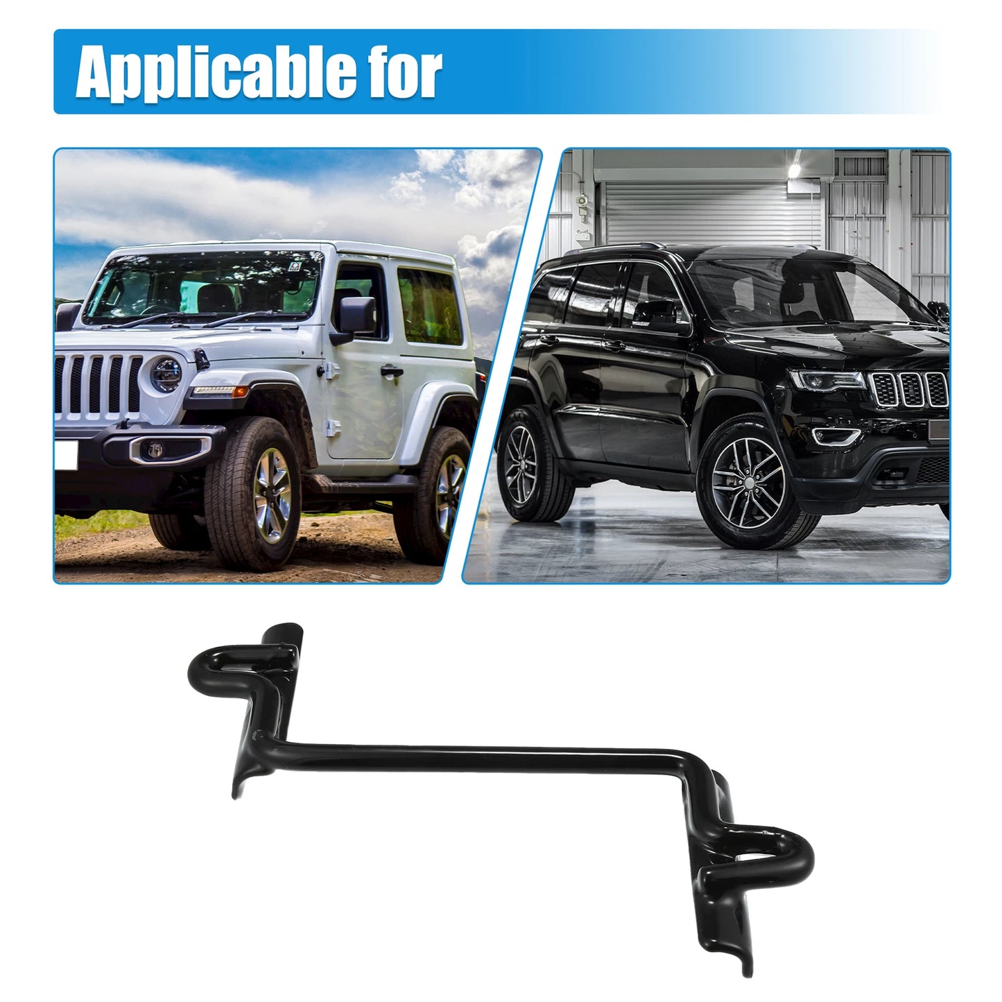 Battery Hold Down Bracket for Jeep Cherokee Wrangler (1987-2001)