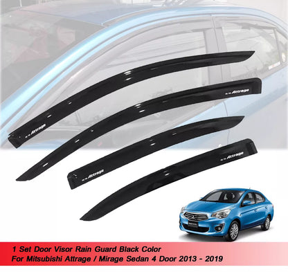 4 Door Visor Monsoons for Mitsubishi Sedan (2013-2015)