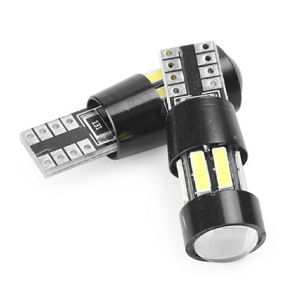 T10 7020 10 SMD LED Brake Light for Auto Truck - Pure White (2010-2023) 2 x