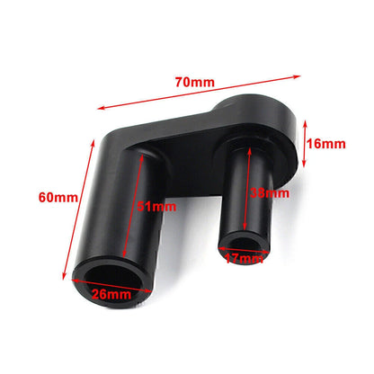 1.625" Moto Black Handlebar Risers for BMW R1200RT R1250RT (2014-2023)