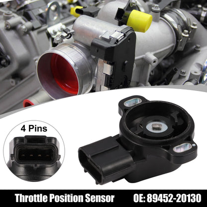 Throttle Position Sensor Black for Toyota Celica (2000–2005)