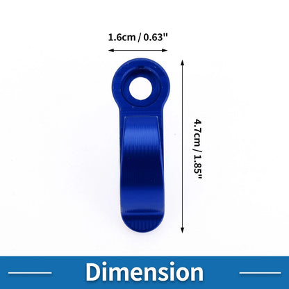 Handlebar Hook for Motorcycle Helmet CNC Aluminum Blue
