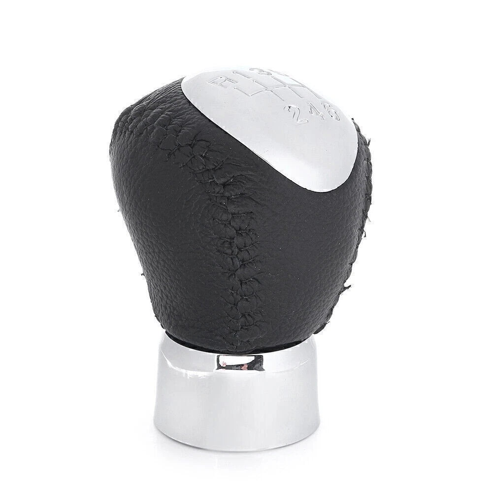Leather Rear Shift Knob Gear Manual Shifter 6 Speed for Mazda 3 5 6 CX-5