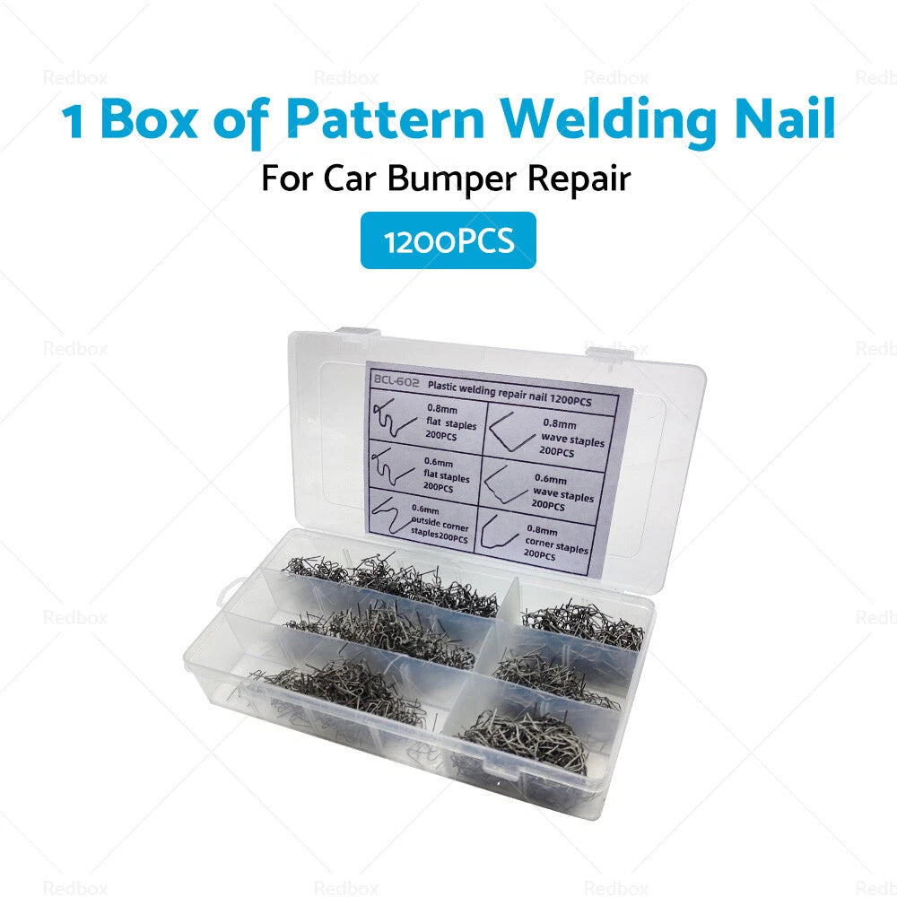 1200PCS Steel Hot Stapler Staples for Plastic Welder Car Bumper Repair