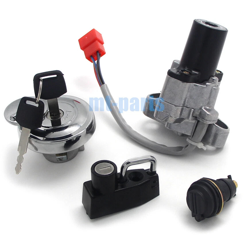 Ignition Switch Tank Cap Lock Set for Yamaha XVS650A Drag Star Classic (1998-2002)