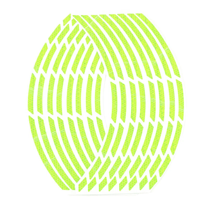 16pc 17"-19" Reflective Rim Strips for Car Motorcycle Wheel Tire Decals