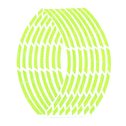 16pc 17"-19" Reflective Rim Strips for Car Motorcycle Wheel Tire Decals