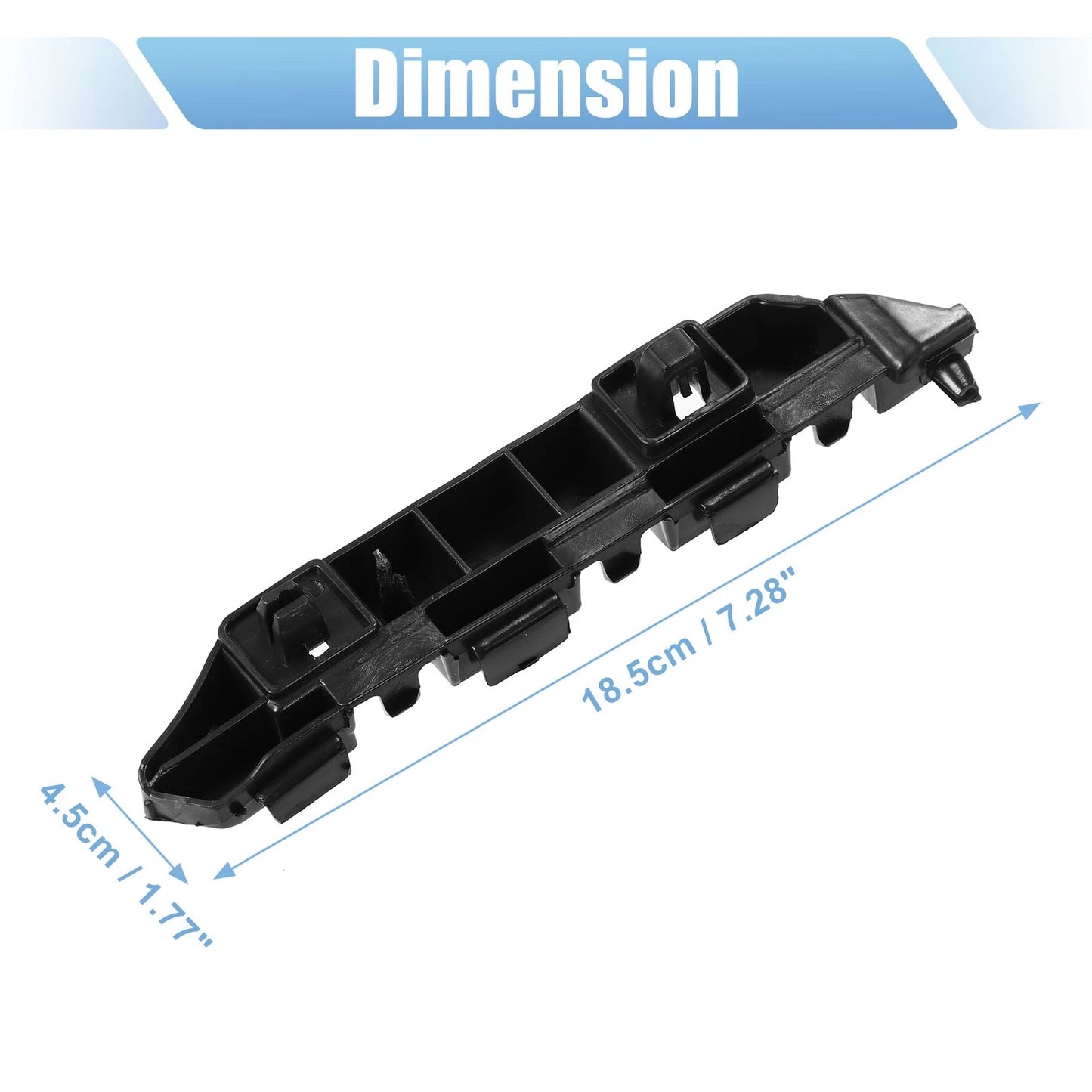 Pair of Front Bumper Brackets for Honda Civic (2012)